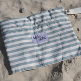 bag for wet swimmers at the beach